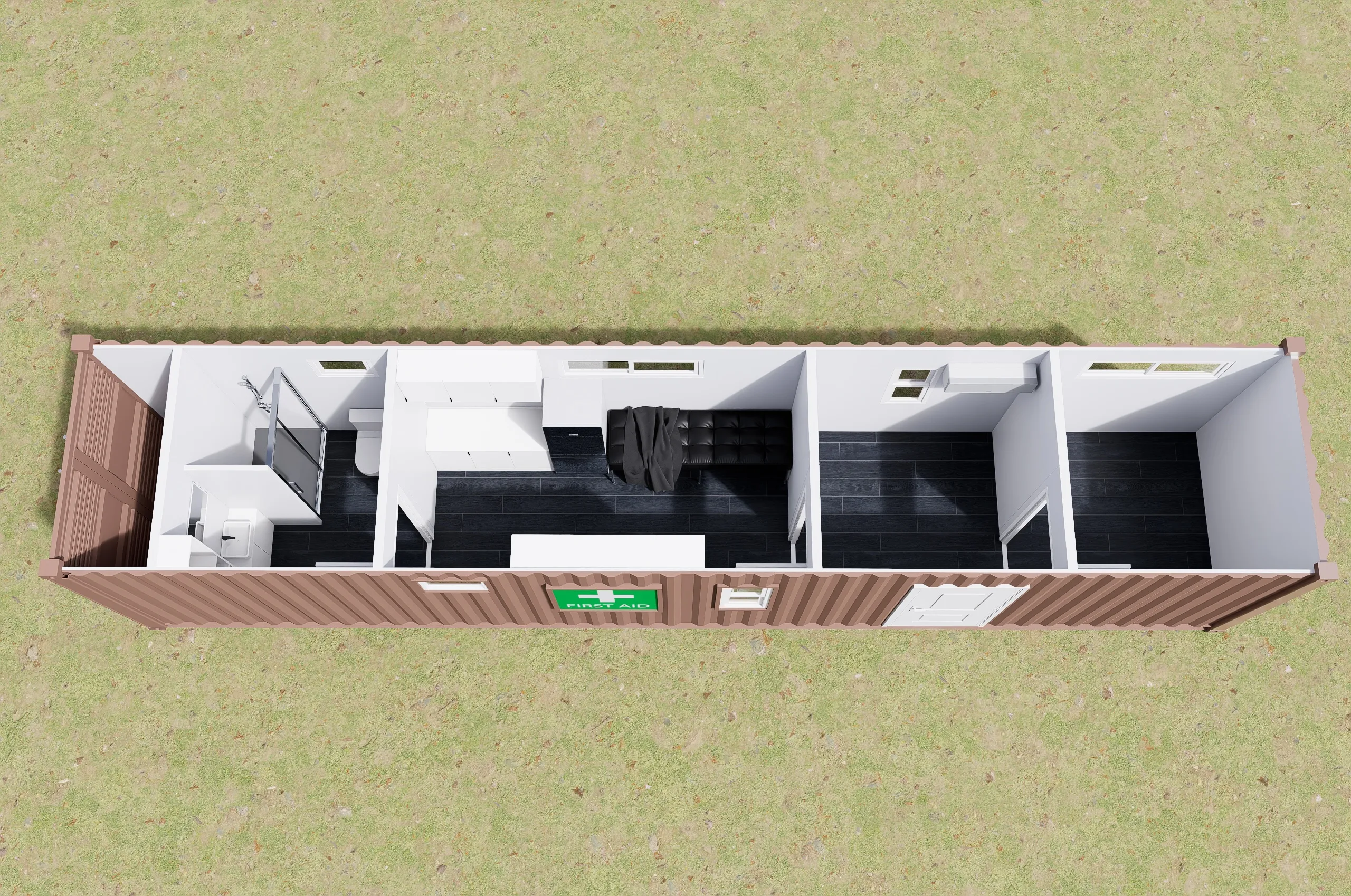 Conteneur Médical 40' — vue 3