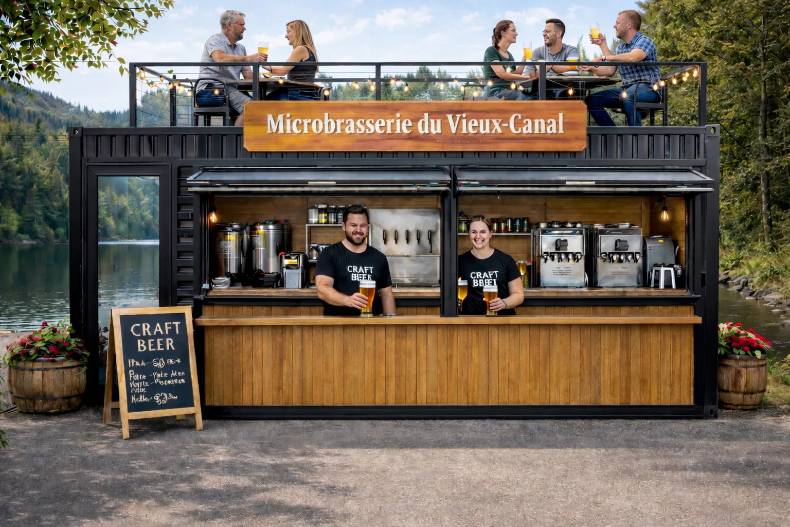 Kiosque Conteneur 20' — vue 5