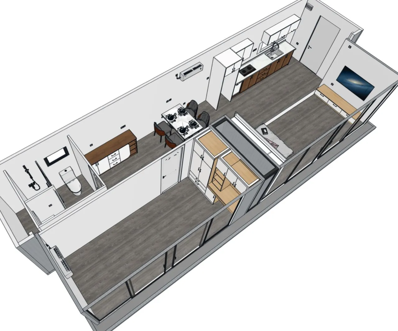 Maison Conteneur Extensible 40' — vue 4