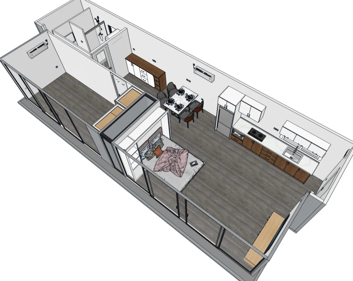 Maison Conteneur Extensible 40' — vue 2