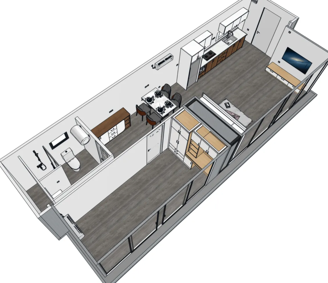 Maison Conteneur Extensible 40' — vue 3