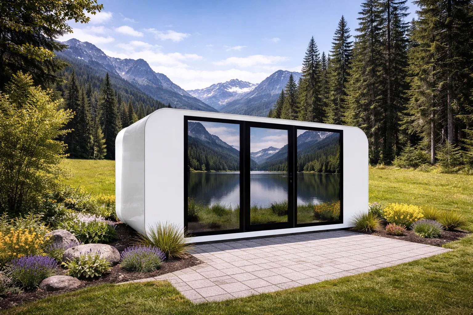 Mini-Maison Extensible 20' — Unité extensible de 20 pieds offrant un excellent compromis 